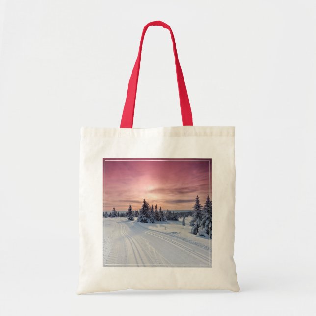 Bolsa Tote Gelo e neve | Lillehammer, Noruega (Frente)