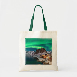 Bolsa Tote Gelo e neve Luzes Nortes, Noruega