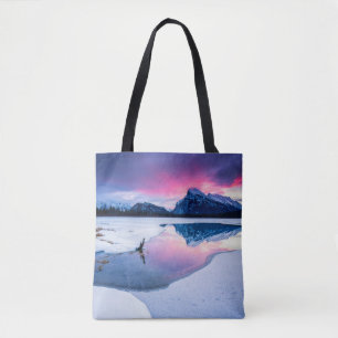 Bolsa Tote Gelo e neve Mt. Rundle, Canadá