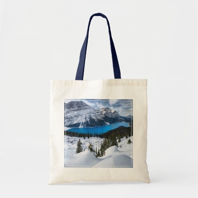 Bolsa Tote Gelo e neve | Peyto Lake, Rockies canadianos (Frente)