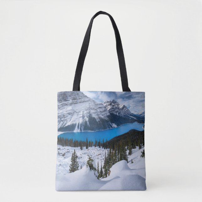 Bolsa Tote Gelo e neve | Peyto Lake, Rockies canadianos (Frente)