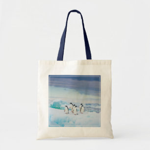 Bolsa Tote Gelo e neve Pinguins de adenda Antártica