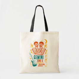 Bolsa Tote Gêmeos no Salão Erato: Concerto Punk de Esqueletos