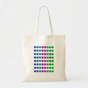 Bolsa Tote Gemstones coronários coloridos