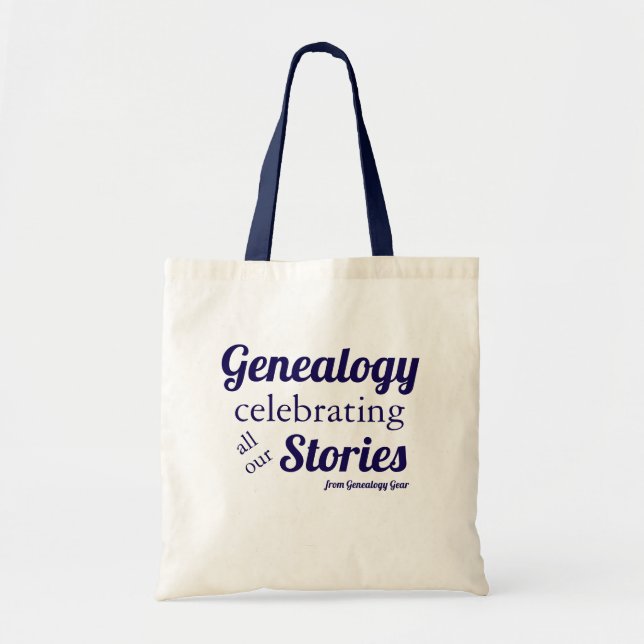 Bolsa Tote Genealogy – celebrating all our stories (Frente)