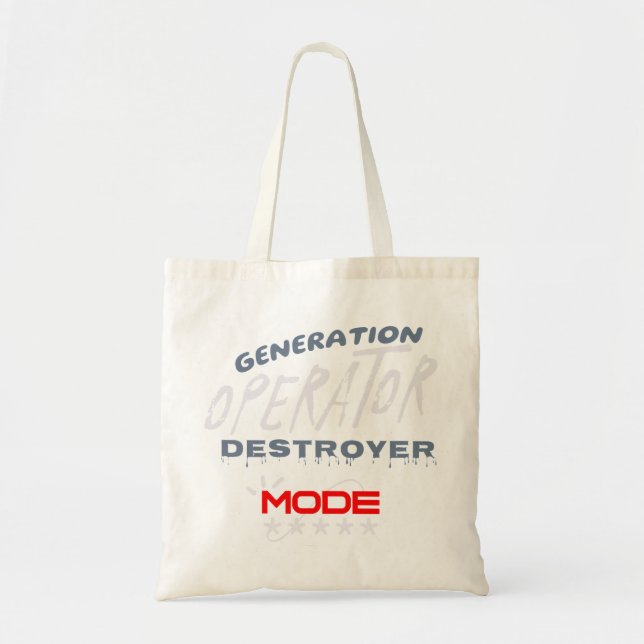 Bolsa Tote Generation Operator Destroyer Mode (Frente)