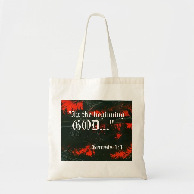 Bolsa Tote Gênesis 1:1 Bag (Frente)