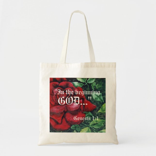 Bolsa Tote Gênesis 1:1 Bag (Frente)