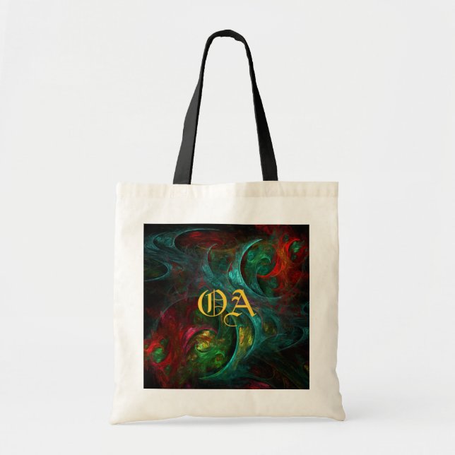 Bolsa Tote Gênesis Abstrato Art Monograma Bag (Frente)