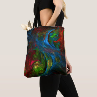 Bolsa Tote Genesis Blue Abstrato Art