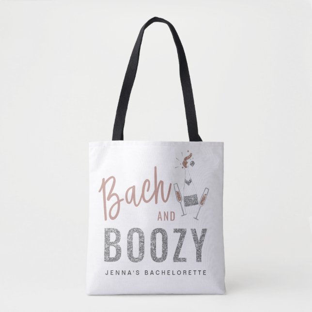 Bolsa Tote GENNA| Bach e Boozy Rosa (Frente)