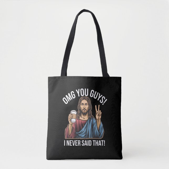 Bolsa Tote Gente, eu nunca disse aquilo (Frente)