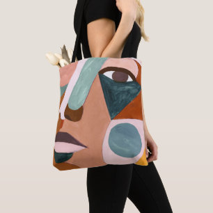 Bolsa Tote Geo Half Face