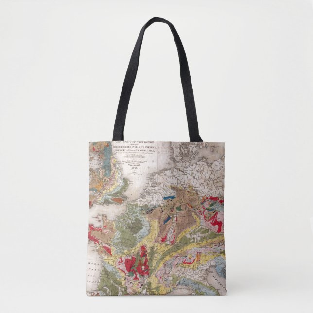 Bolsa Tote Geologia de Europa (Frente)