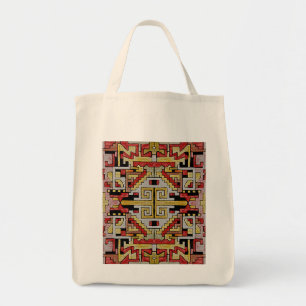 Bolsa Tote Geomethric Tribal/Ethnic Pattern