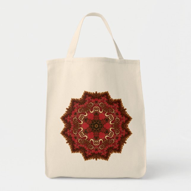 Bolsa Tote Geometria Aum Mandala Bag (Frente)
