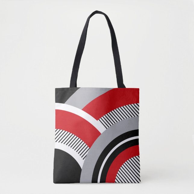 Bolsa Tote Geometria colorida (Frente)