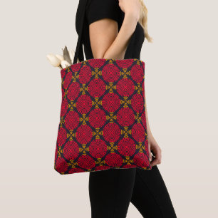 Bolsa Tote Geometria da Dinastia: Padrão Chinês Tradicional V