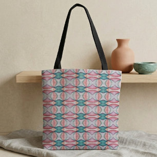 Bolsa Tote Geometria do Pastel