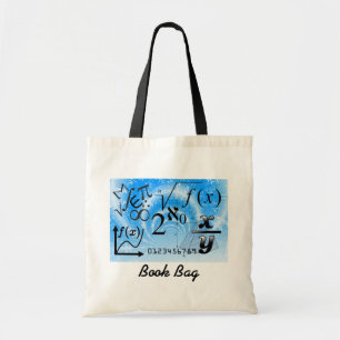 Bolsa Tote Geometria num saco de livros