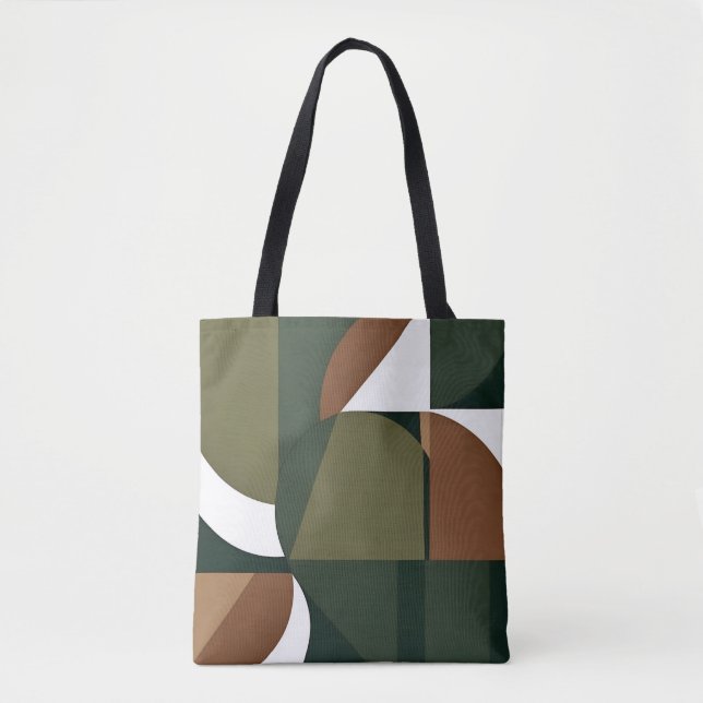 Bolsa Tote geometria quic na moda terra (Frente)