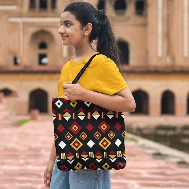 Bolsa Tote Geometria sagrada tribal (Criador carregado)
