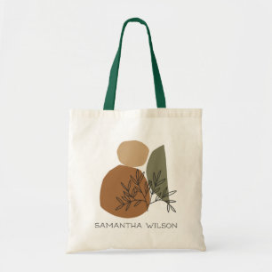 Bolsa Tote Geométrica,abstrato,mínima,moderna,pastel,