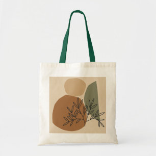 Bolsa Tote Geométrica,abstrato,mínima,moderna,pastel,