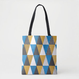 Bolsa Tote Geométrico da Vintage: Fundo de Ilustração de Na m