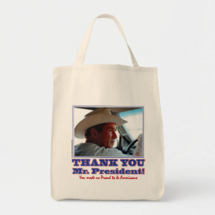 Bolsa Tote George Bush/Obrigado!