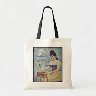Bolsa Tote Georges Seurat - Jovens mulheres se alimentando