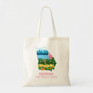 Bolsa Tote Geórgia, Estado de Pêssego