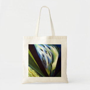 Bolsa Tote Georgia O Keeffe Música Azul e Verde