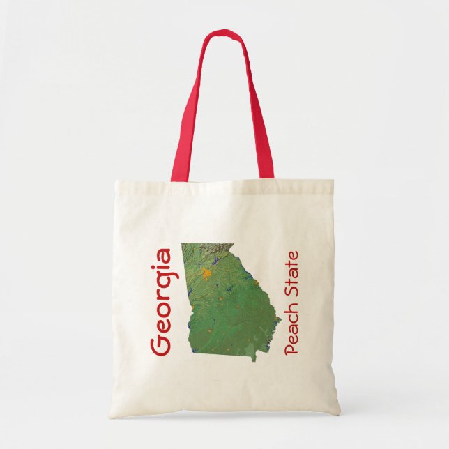 Bolsa Tote Georgiano Map Bag (Frente)