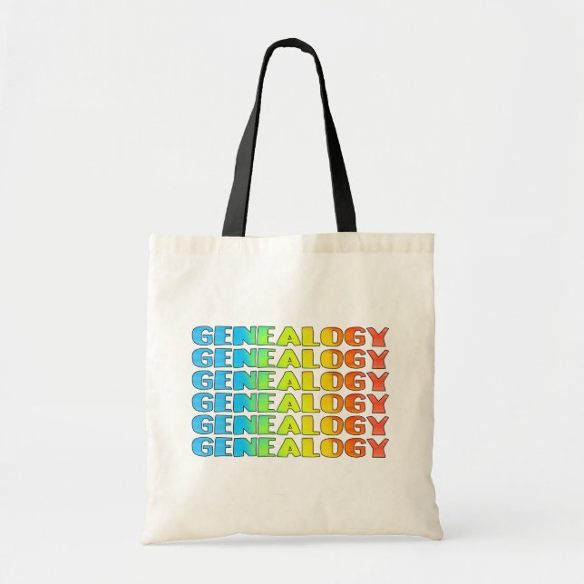 Bolsa Tote Gerações de genealogia (Frente)