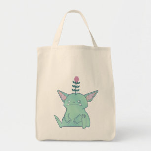 Bolsa Tote Gerald o Goblin Cria Fantasia Mal-Humorada Fofa