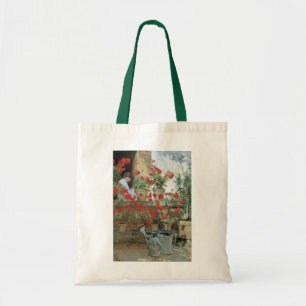 Bolsa Tote Gerânios por Childe Hassam, Impressionismo Vintage