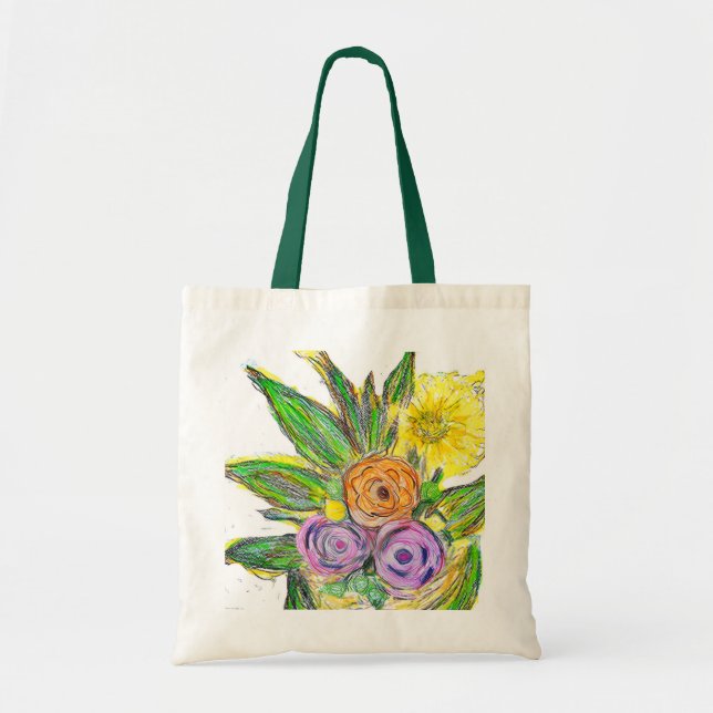 Bolsa Tote Gérberas Margarida (Frente)