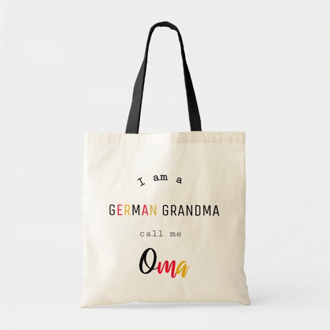 Bolsa Tote German Grandma / Oma Tote Bag (Frente)
