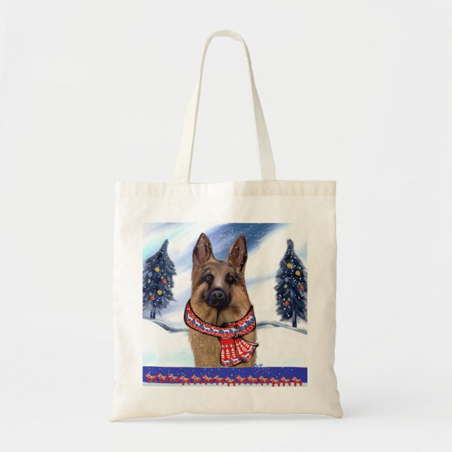 Bolsa Tote German shepherd (Frente)