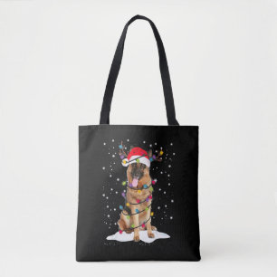Bolsa Tote German shepherd Árvore de Natal Light Pajama