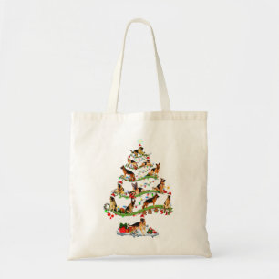 Bolsa Tote German shepherd de árvore de Natal ornamentação