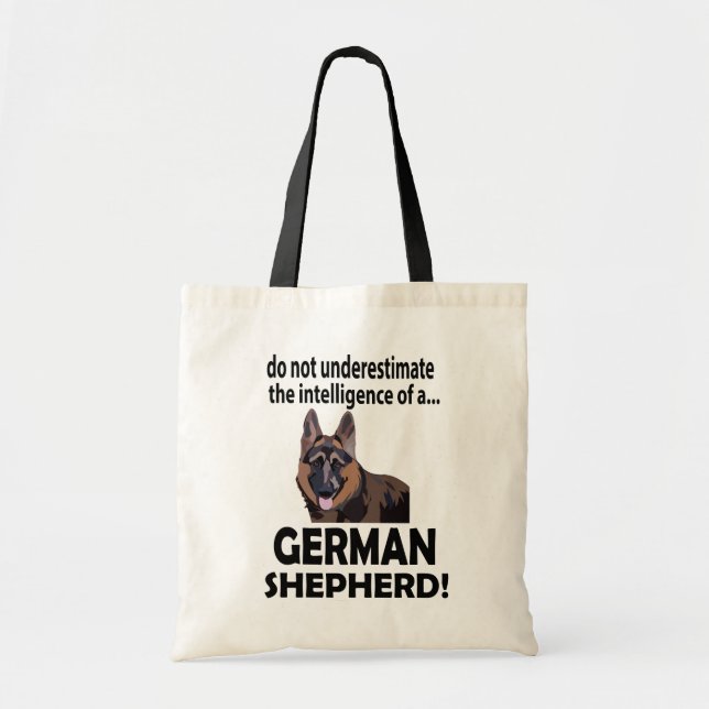 Bolsa Tote German shepherd de Cachorro Alsaciano german sheph (Frente)