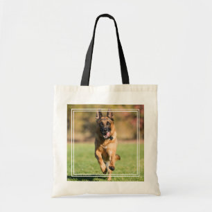 Bolsa Tote German shepherd em execução