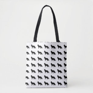 Bolsa Tote german shepherd preto