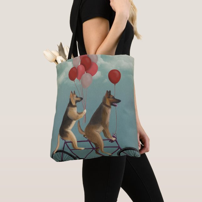 Bolsa Tote German shepherd Tandem (Close Up)