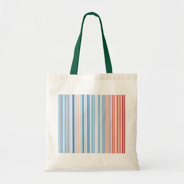 Bolsa Tote Germany 1918 - 2018 Climate Stripes (Frente)