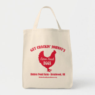 Bolsa Tote Get Crackin' Johnny's Grocery Tote