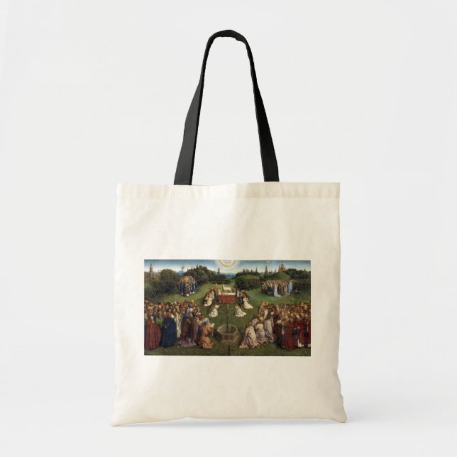 Bolsa Tote Ghent Altarpart(detalhe), Van Eyck Brothers (Frente)