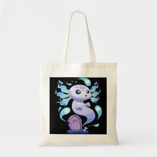 Bolsa Tote Ghost Axolotl Halloween assustador Axolotl Spoo